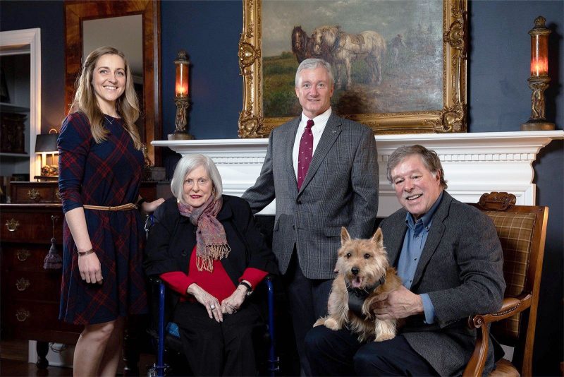 Dr. Emily Schafer, Shelley Duke, Dr. Michael Erskine, and Phil Duke