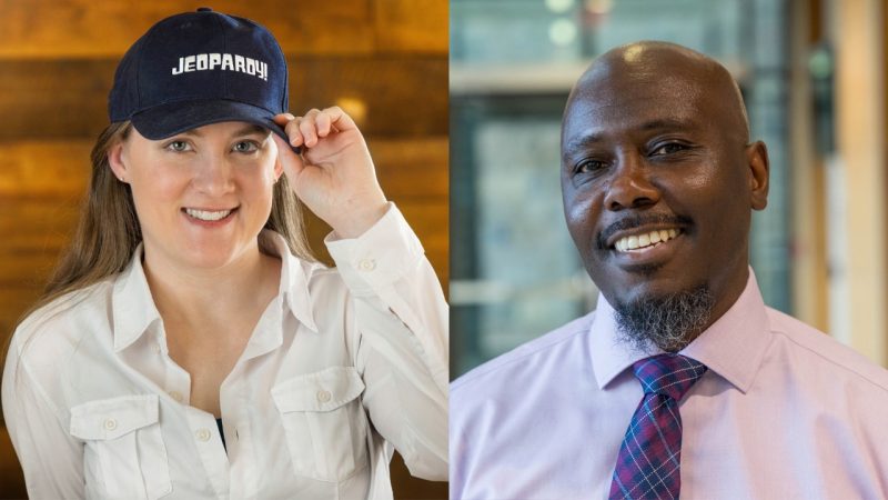 Headshots of Karen Morris and Garry Morgan.